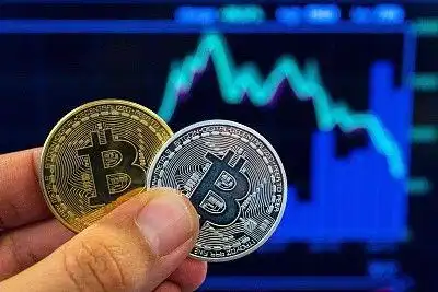 Modern mining farm with rows of mining rigs operating efficiently