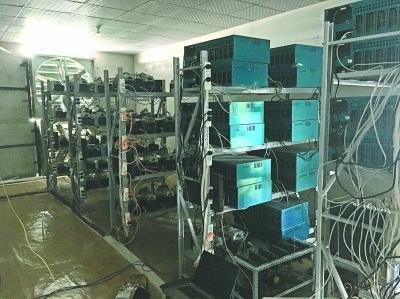 Refurbished mining rig operating efficiently in a mining setup
